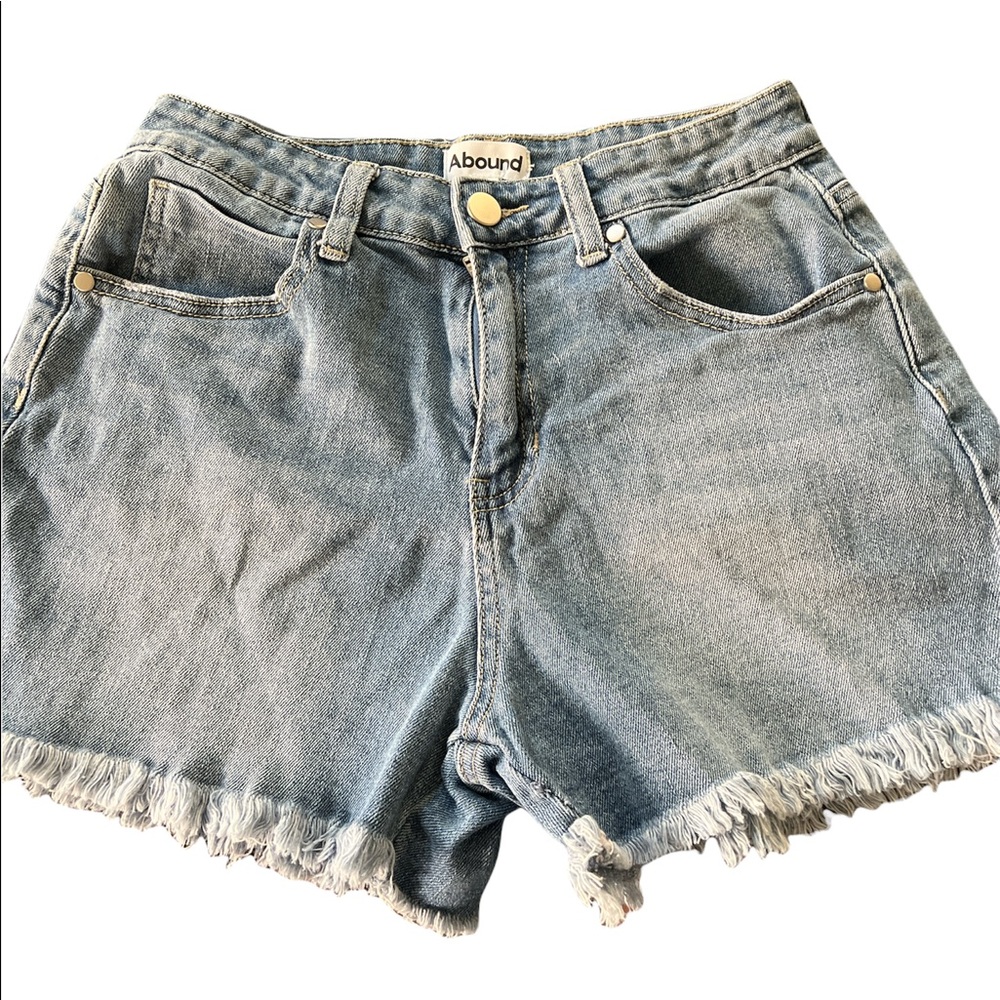 Abound fringe high waist shorts